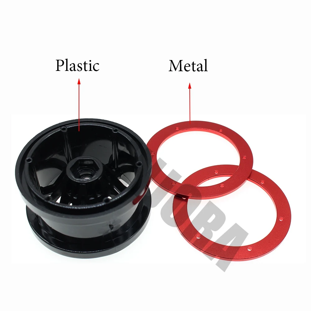 4 шт. 2 &quotобод колеса Beadlock для 1/10 RC Rock Crawler Axial SCX10 RR10 Wraith 90056 90045 90031 90020 YETI 90026 90025|beadlock