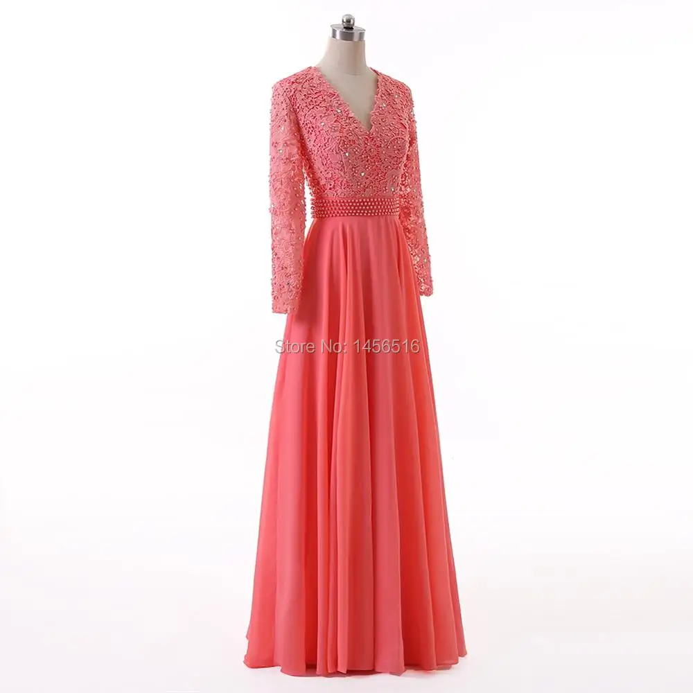 Женское шифоновое платье с длинным рукавом белое кружевное ТРАПЕЦИЕВИДНОЕ