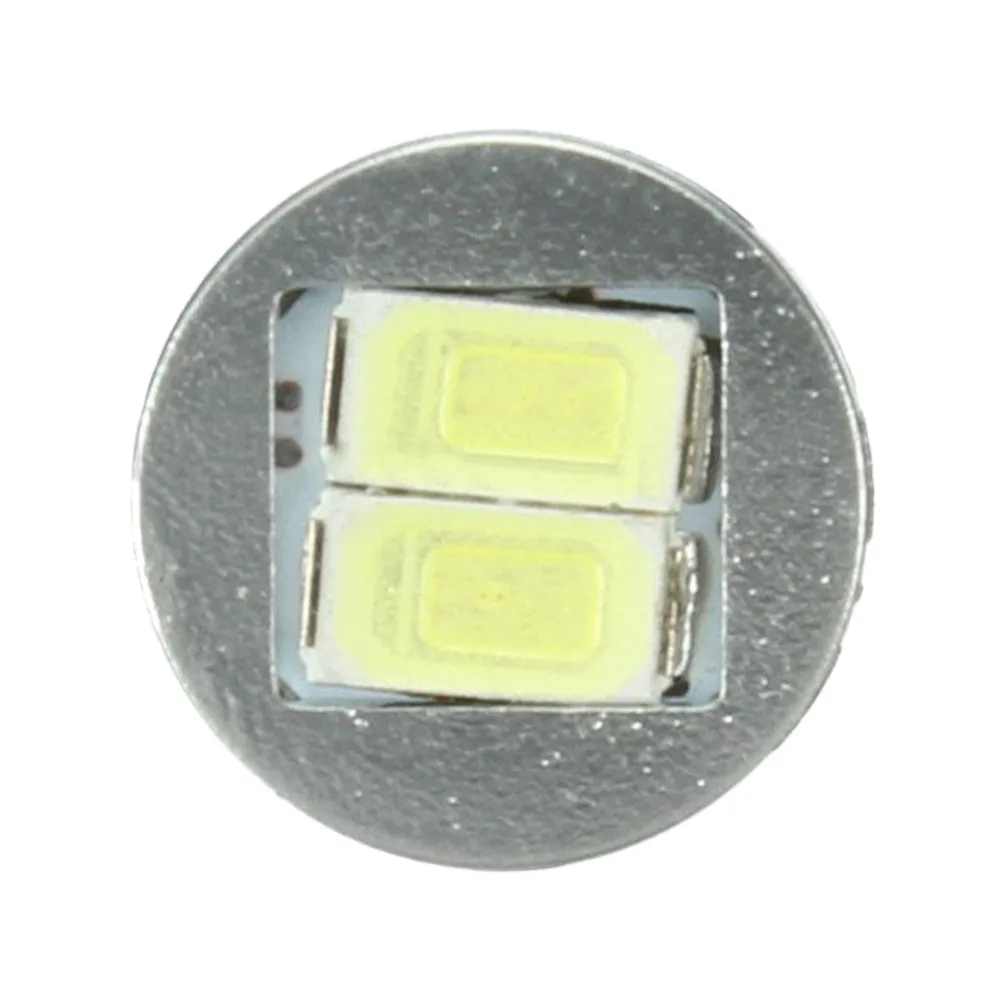 2 шт. 12В BA9S H6W 10SMD светодиодные лампы Sidelight 6000k Белый Универсальный|Сигнальная
