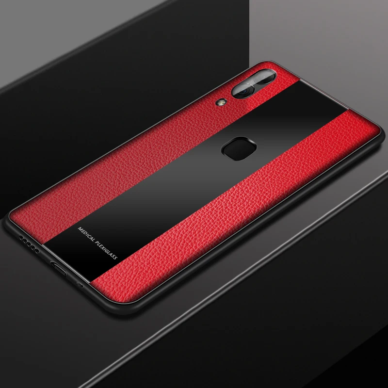 Роскошный чехол из мягкого ТПУ границы Стекло телефона КРЫШКА ДЛЯ VIVO nex s