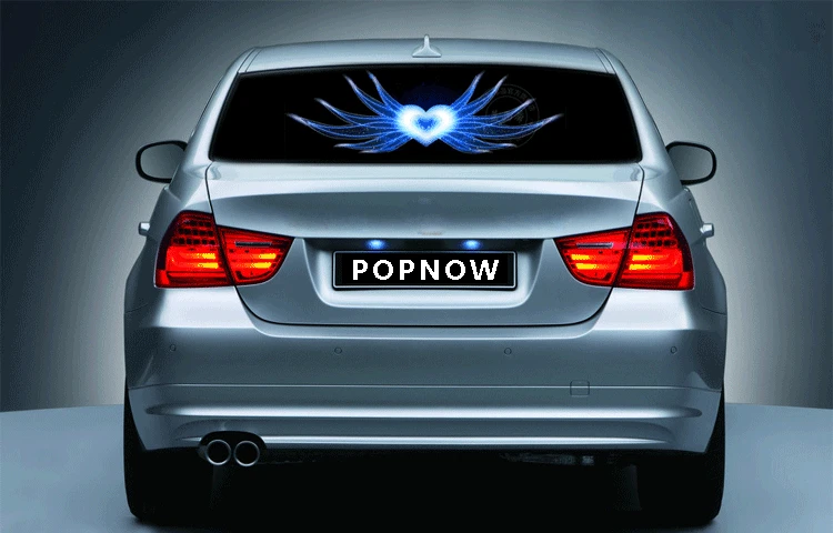 90x25 см Автомобильная наклейка музыкальный световой ритм светодиодный фонарик