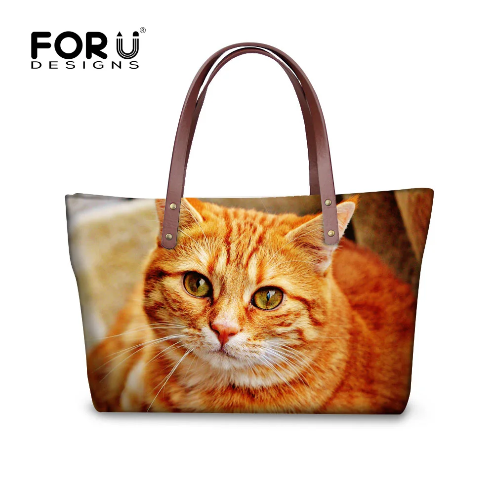 

FORUDESIGNS 3D Cat Face Women Handbag Female Shoulder Tote Bags For Ladies Casual Cross-body Bag Bolsa Mujer Feminina Messenger