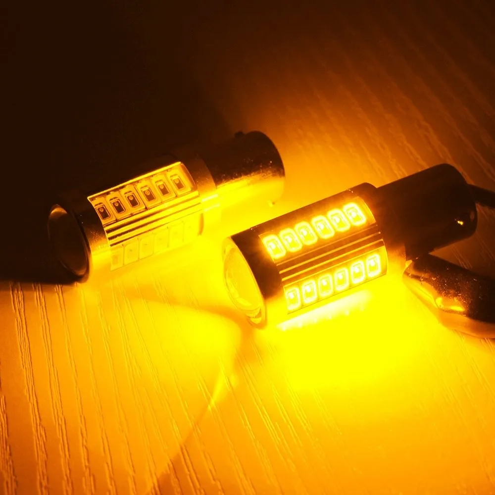 Хорошее качество! Янтарный 1156 BA15s P21W 5630 SMD светодиодный проектор поворотник