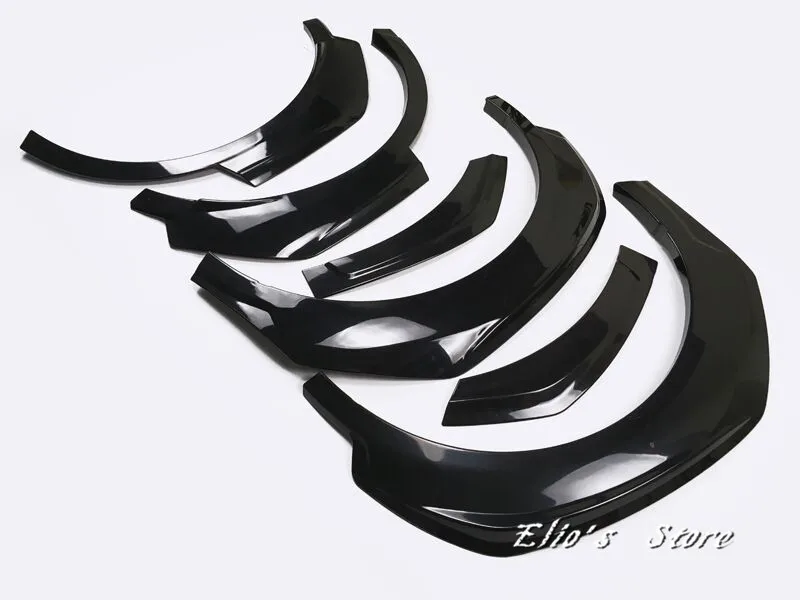 Стайлинга автомобилей 6 шт. Пластик Unpaint арки колеса арок комплект Накладка для