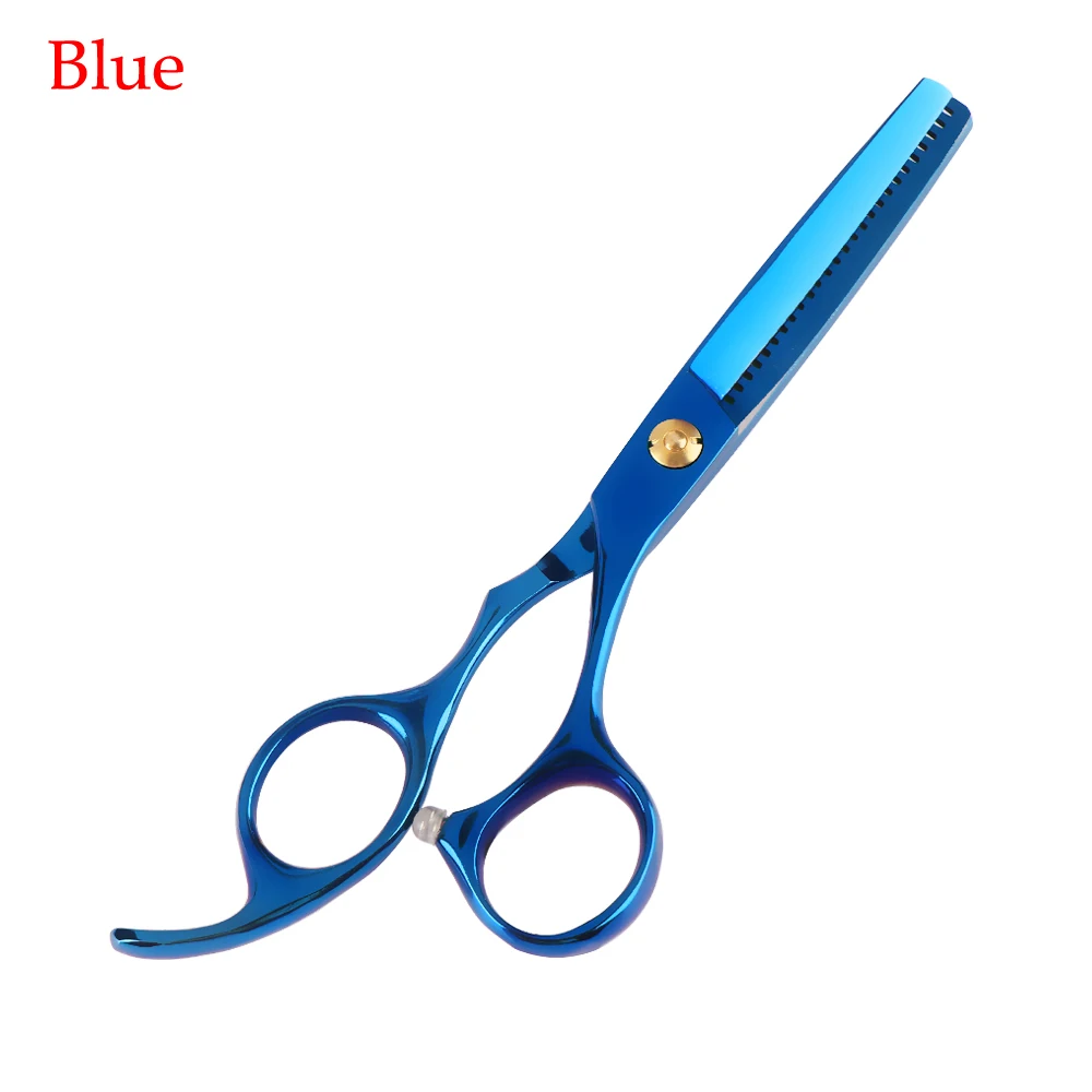 02 blue Профессиональные Парикмахерские ножницы для стрижки волос длина 15 см парикмахерские Парикмахерские филировочные ножницы Инструменты для укладки волос - Цвет: 02 blue