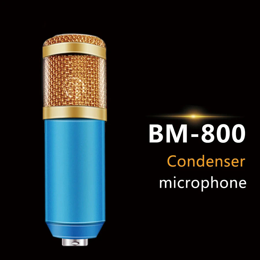 Профессиональный конденсаторный микрофон bm800 запись звука bm 800 микрофон KTV караоке микрофон набор микрофон W/подставка для компьютера