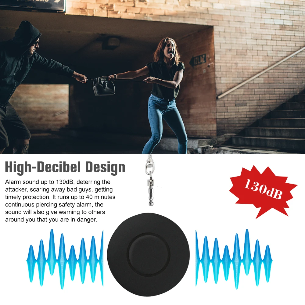 Сигнализация для самообороны дБ экстренная сигнализация SOS личной безопасности