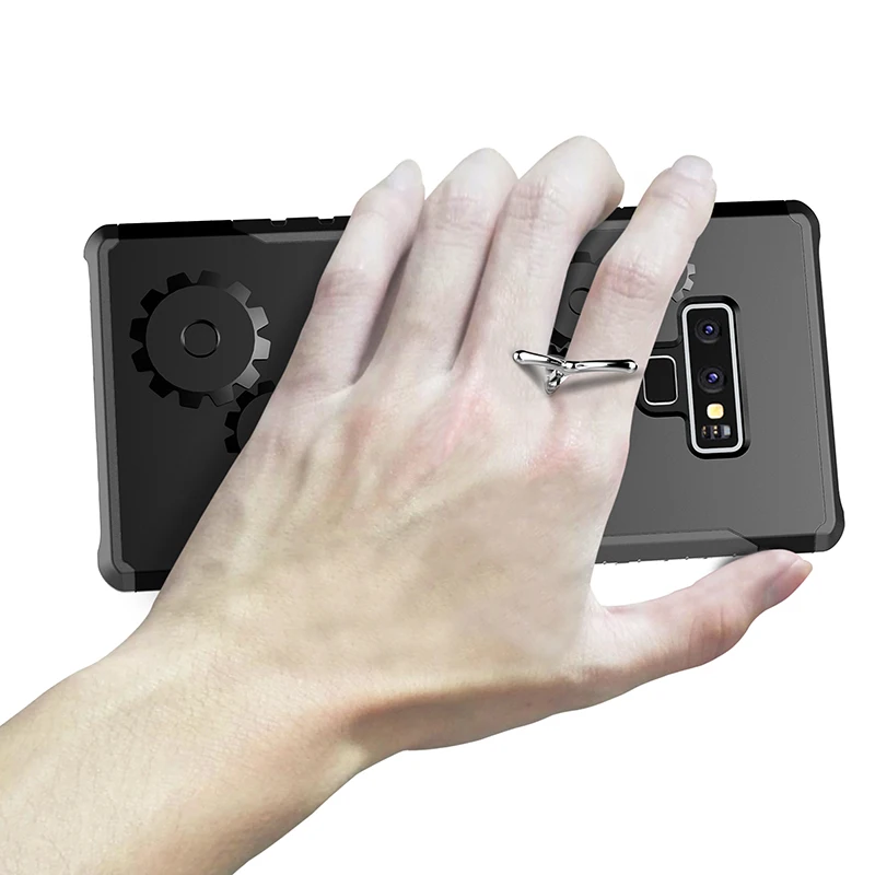 Бронированный чехол с подставкой для Samsung Galaxy S7 edge S8 S9 Plus Note 8 9 10 шт. жесткий