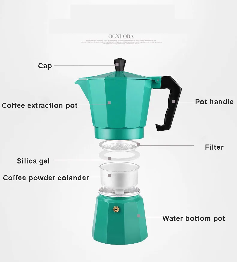 Кофеварка из алюминия Mocha кофейник Moka Espresso Cafeteira Expresso Percolator кофемашина фильтр горшок для домашнего использования