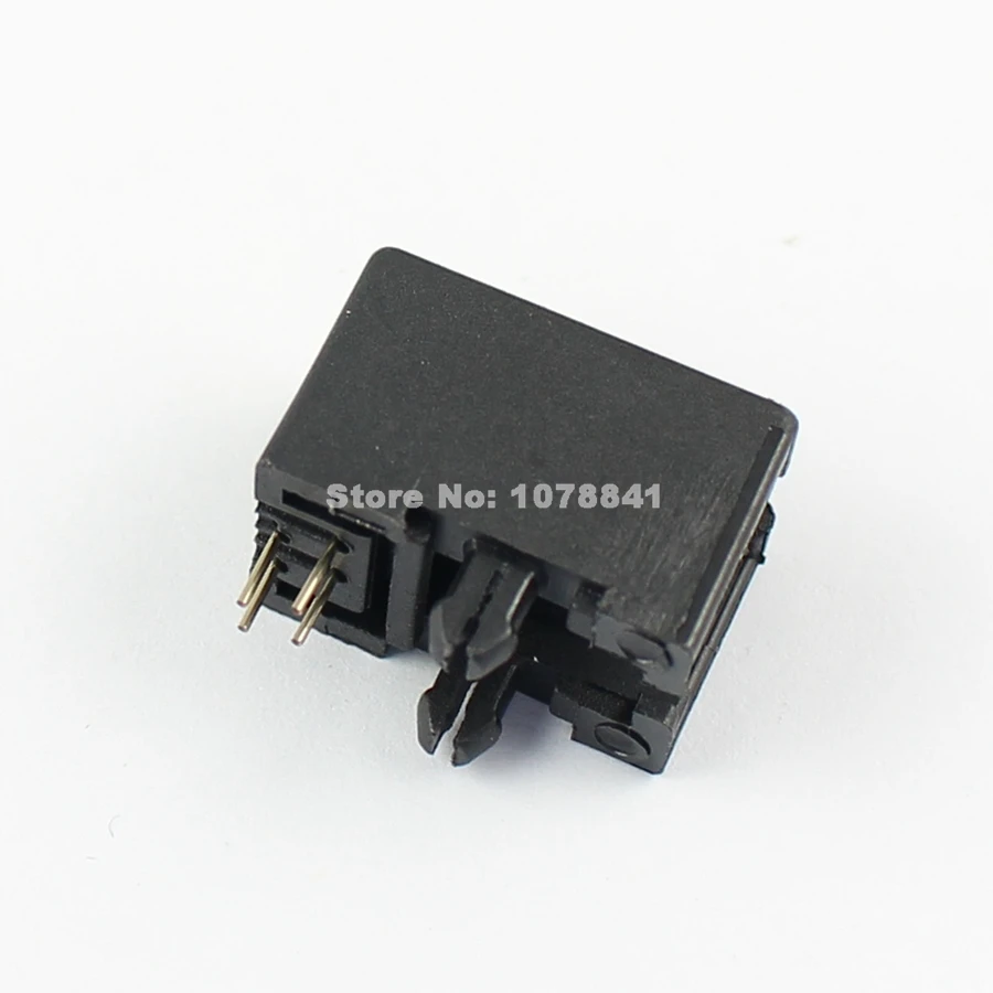 10 шт. Пластик RJ9 4P4C правый угол PCB гнездо соединителя телефона телефон модульный