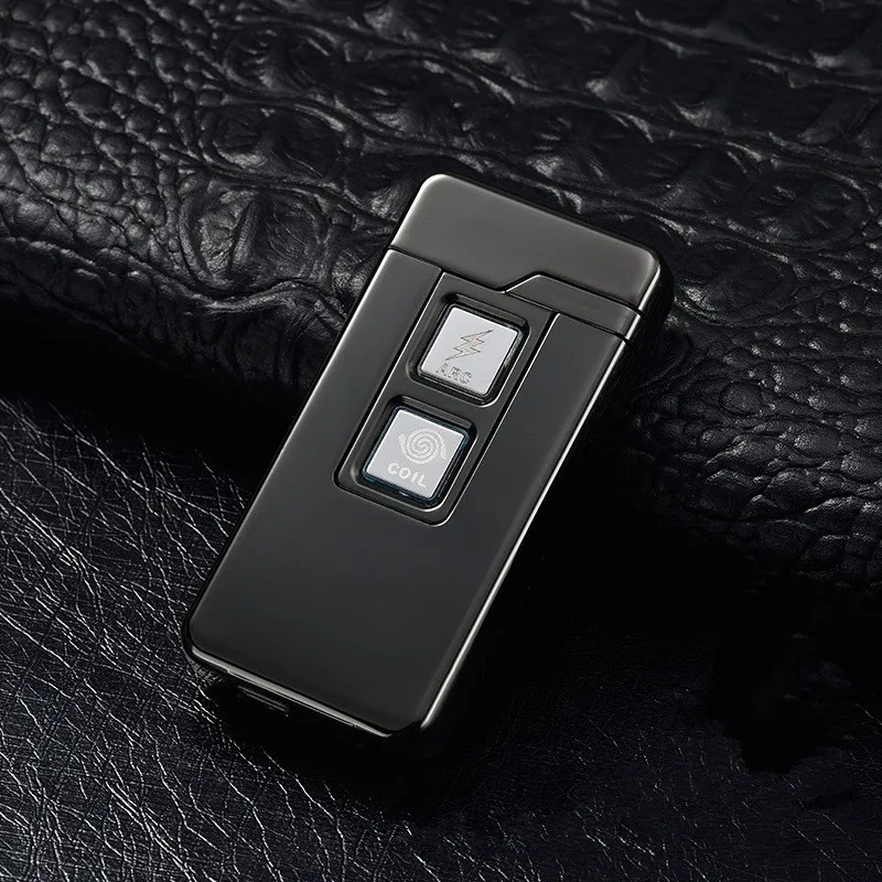 USB дуговые зажигалки зарядка ветрозащитная плазменная плита провод и ПЛАЗМА двухсторонняя креативная курительная зажигалка
