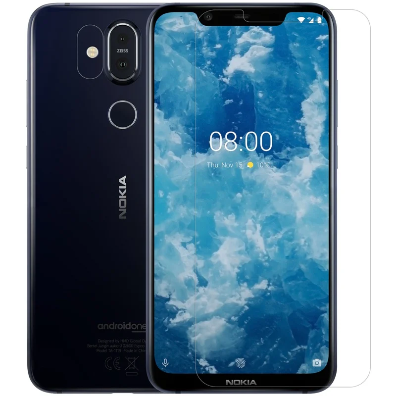 Защитная пленка из закаленного стекла высокого качества для экрана Nokia 8.1 6.18".