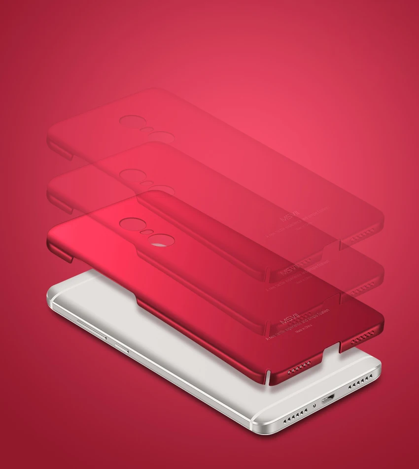 MSVII для Xiaomi Redmi Note 4X чехол для Xaomi Redmi Note 4 Global pro Чехол Ультра тонкий полная защита Матовый PC note 4 X Чехол