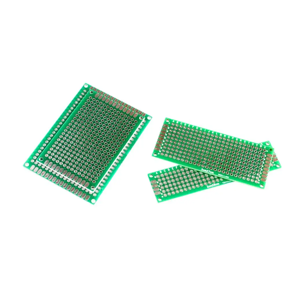 4 шт 5x7 4x6 3x7 2x8 см двухсторонний медный Прототип pcb универсальная плата |
