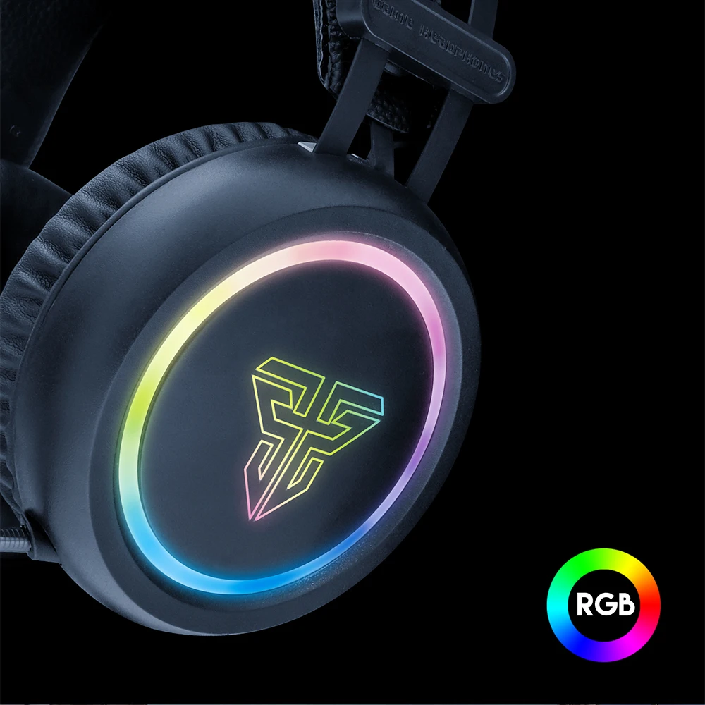 FANTECH HG15 Игровые наушники гарнитура 7 1 каналов RGB игровая проводная с гарнитурой