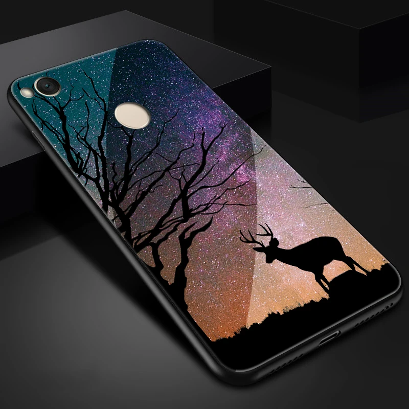 MRGO Tempered Glass Case for Xiaomi Redmi 5 Plus Note Pro Silicon HD Coque Mi A1 5X Cover 4X |