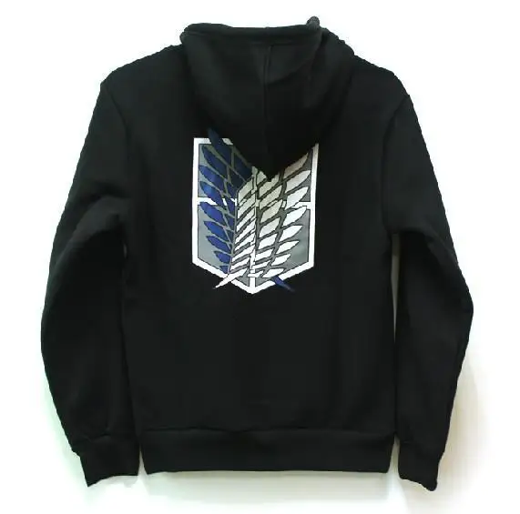 Толстовка высокого качества с капюшоном и длинным рукавом атака на Титанов |