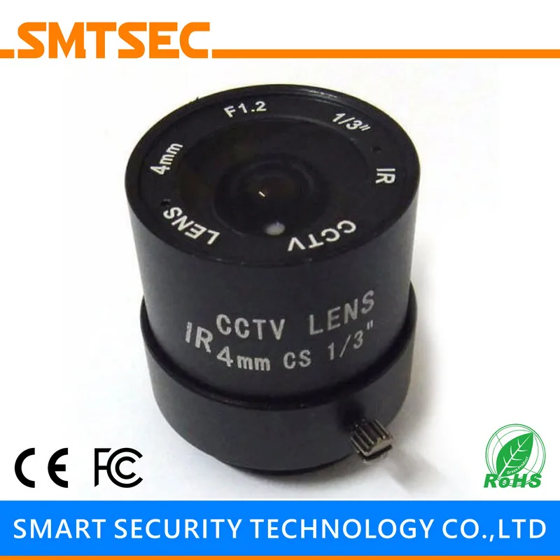 SMTSEC SL-4012F 4 0 мм F1.2 1/3 &quotобъектив с фиксированным радужным креплением CS для IP-Камеры