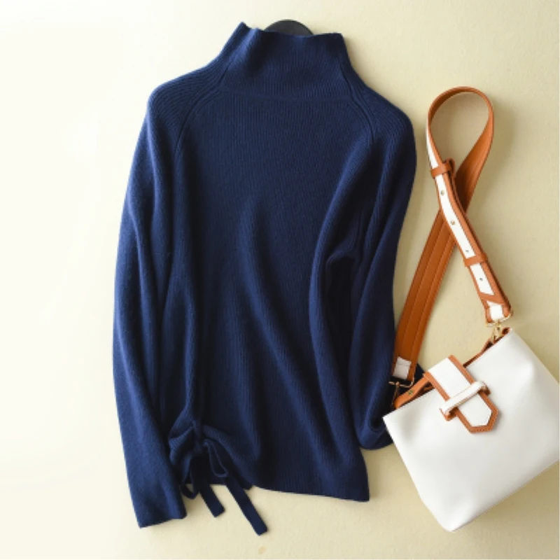 Зимний кашемировый свитер JECH Женский Рождественский подарок свитеры вязаный