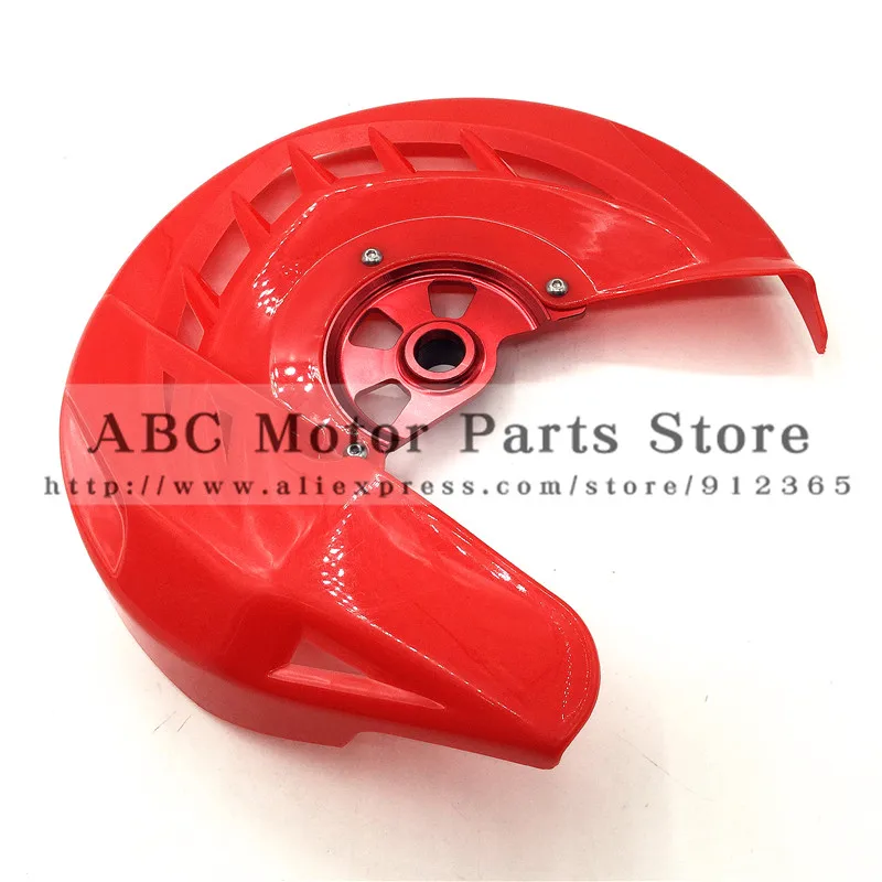 Красная Заготовка ЧПУ крышка переднего тормозного диска протектор для CR125R CR250R