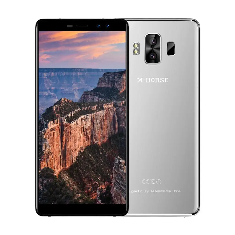 Смартфон M-Horse Pure 1 LTE 4G Android 5," ips MTK6737 четырехъядерный 2 Гб 16 Гб 4380 мАч отпечаток пальца ID сотовый телефон - Цвет: Silver