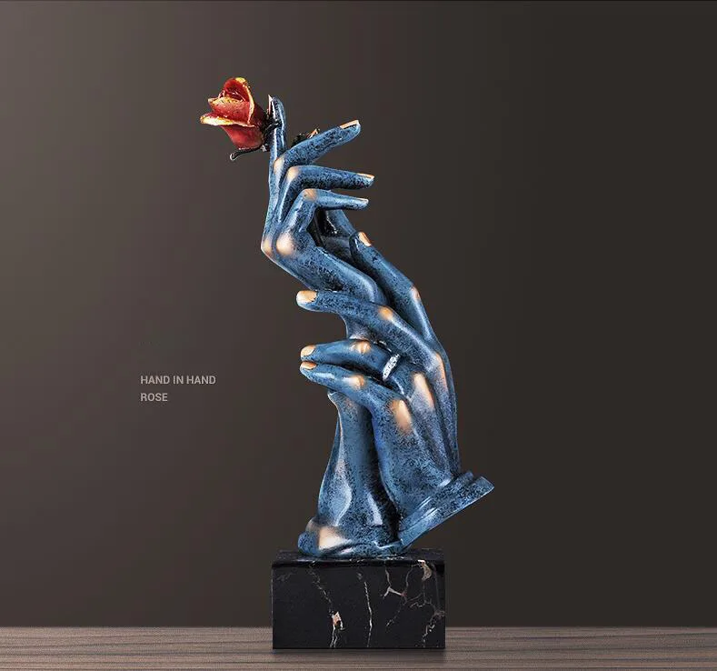 Ручная Роза роскошные полимерные декоративные изделия свадебные подарки