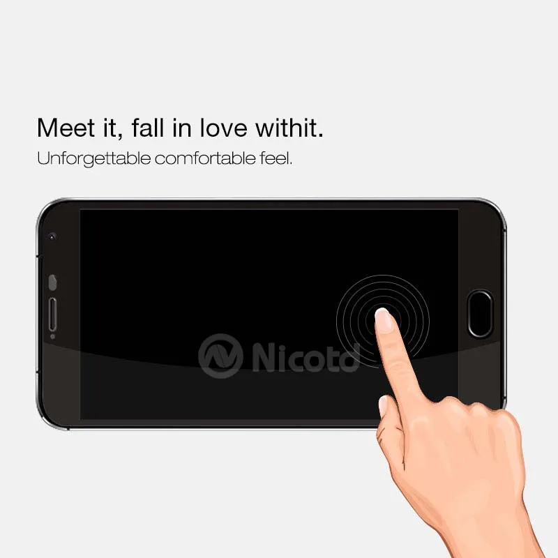 Nicotd 9H полное покрытие из закаленного стекла для Meizu M3 Note M3S M3 Mini Max M3E M3X Pro 6 Plus U10 U20 M5 Note M5s защитная пленка
