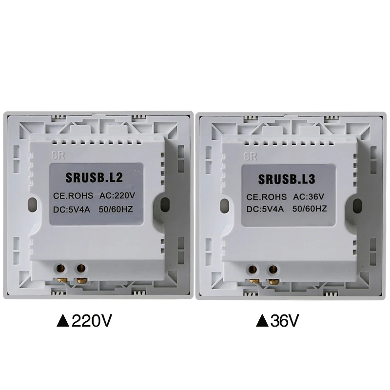 CE ROHS 36 V 220 V 10A 4000MA 4 usb зарядка настенная розетка настенная электрическая розетка с черно-белыми золотыми Разъемы USB