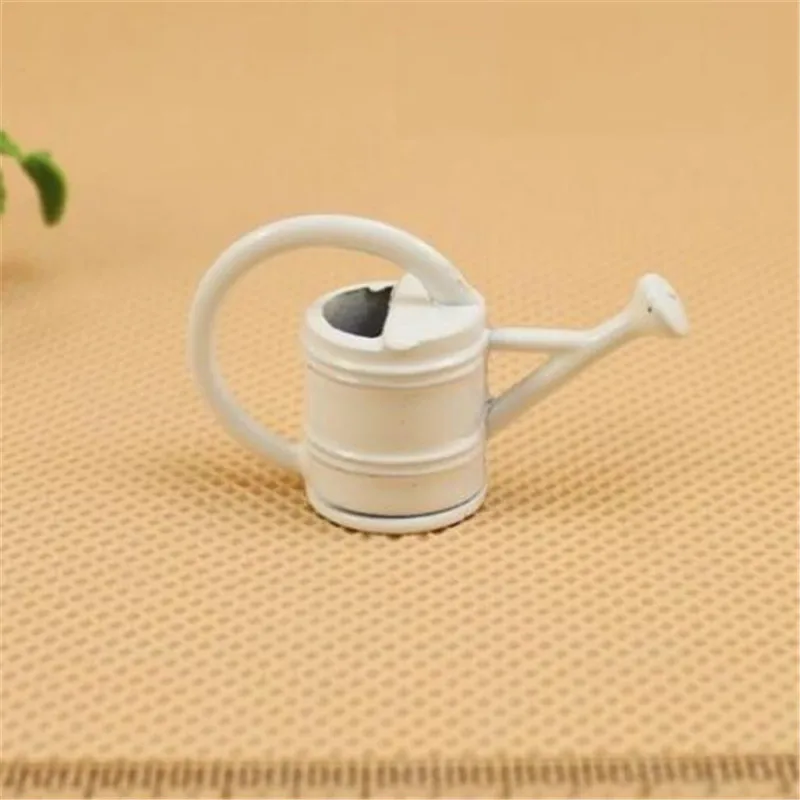 1:12 Scale White Flower Kettle Dollhouse Miniature Re-ment Doll Home Scene | Дом и сад