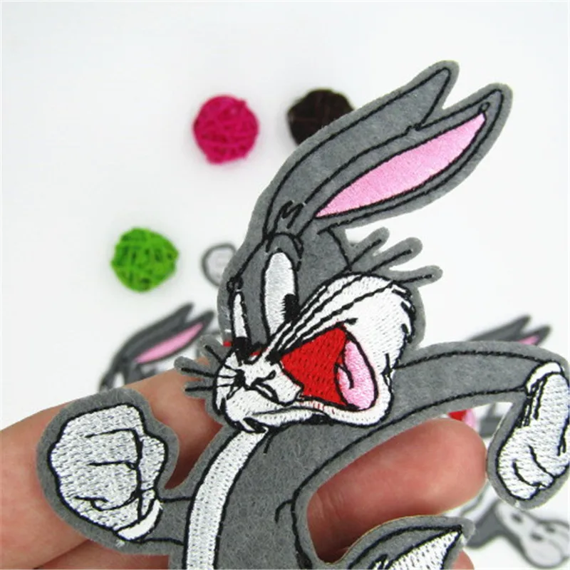 IDFIAF 1 шт. центр сделано из ткани железа на мультфильм кролик патчи для глажения