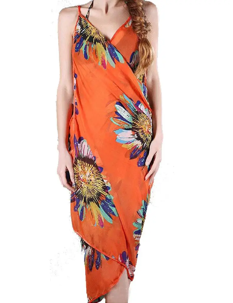 Пляжное платье саронг женское в сексуальном пляжном стиле бикини накидка