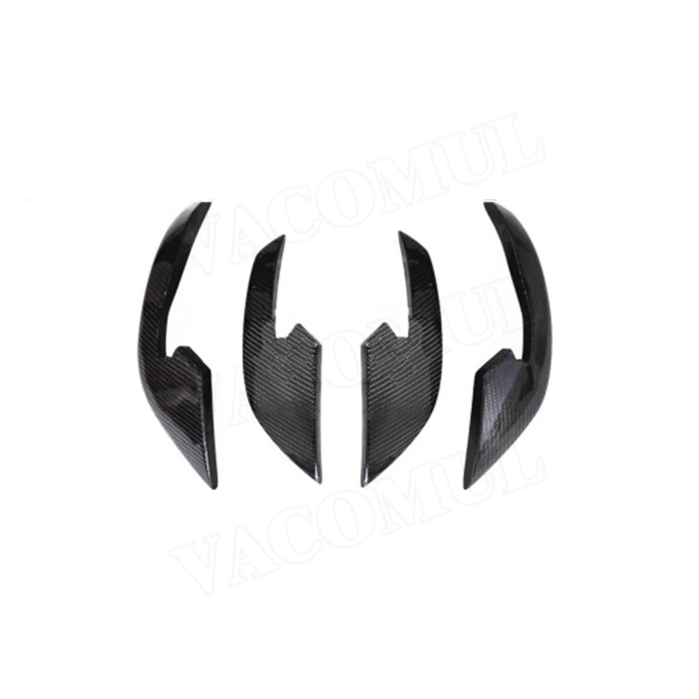 4 шт. наклейки на передний бампер автомобиля отделка багажника разветвитель