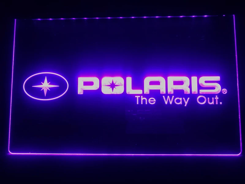 Распродажа логотипа снегохода D142 Polaris новый светодиодный неоновый