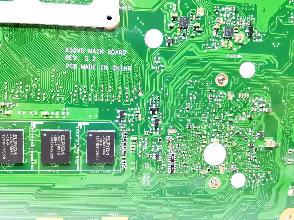 Оригинальная материнская плата для ноутбука ASUS X55VD HM76 4 Гб REV 2 протестирована