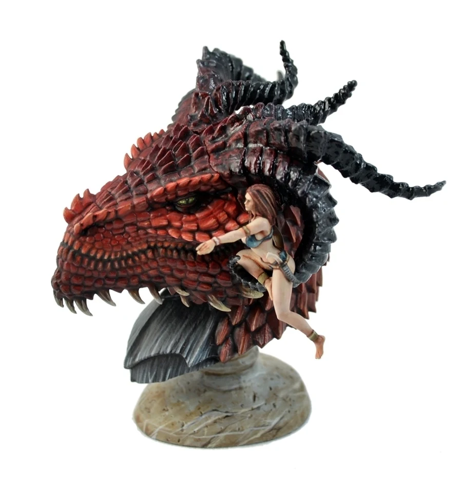 Набор фигурок из смолы миниатюрный набор для гаража Королева дракона|resin figure|garage