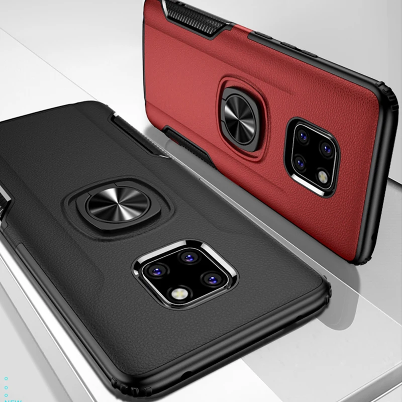 Невидимый кронштейн Чехлы для huawei P30 P20 Коврики 20 Pro Lite 20X Nova 3 3i 4 Honor 8X V20 10Lite PSmart Y9 FingerRing крышка