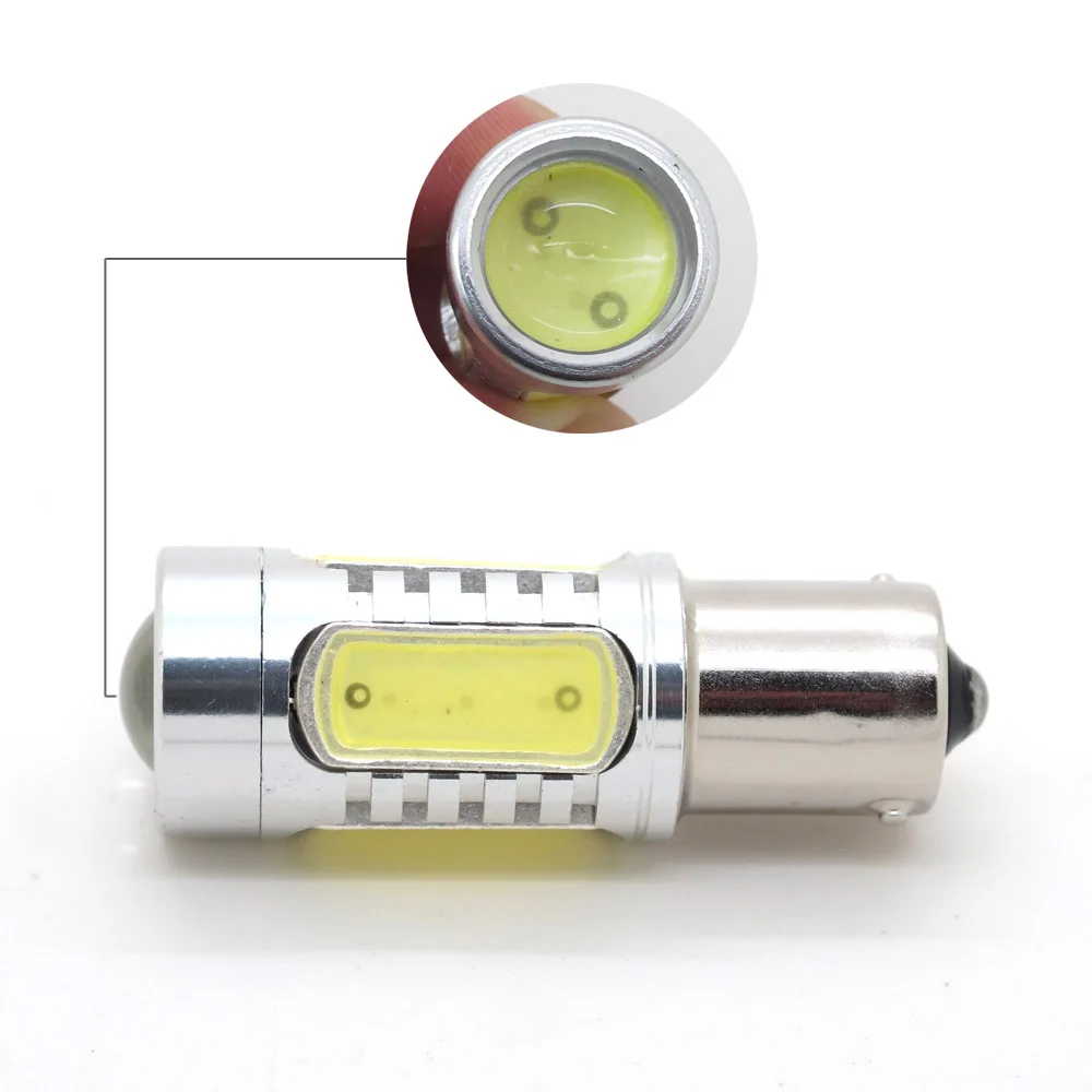 1 шт. 1156 BA15S P21W COB светодиодный автомобильный светильник s 12 В 5630 5730 SMD автомобильный габаритный фонарь задний тормозной светильник сигнальная лампа поворота