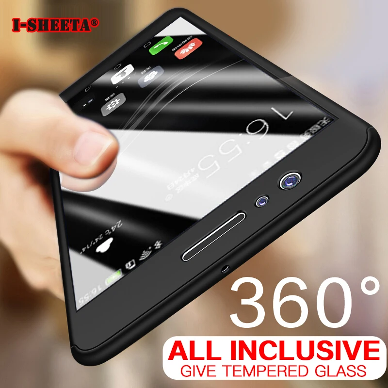 Роскошный 360 полная защита тонкий матовый Прочный жесткий чехол для Xiaomi Mi 6 A1 A2 с