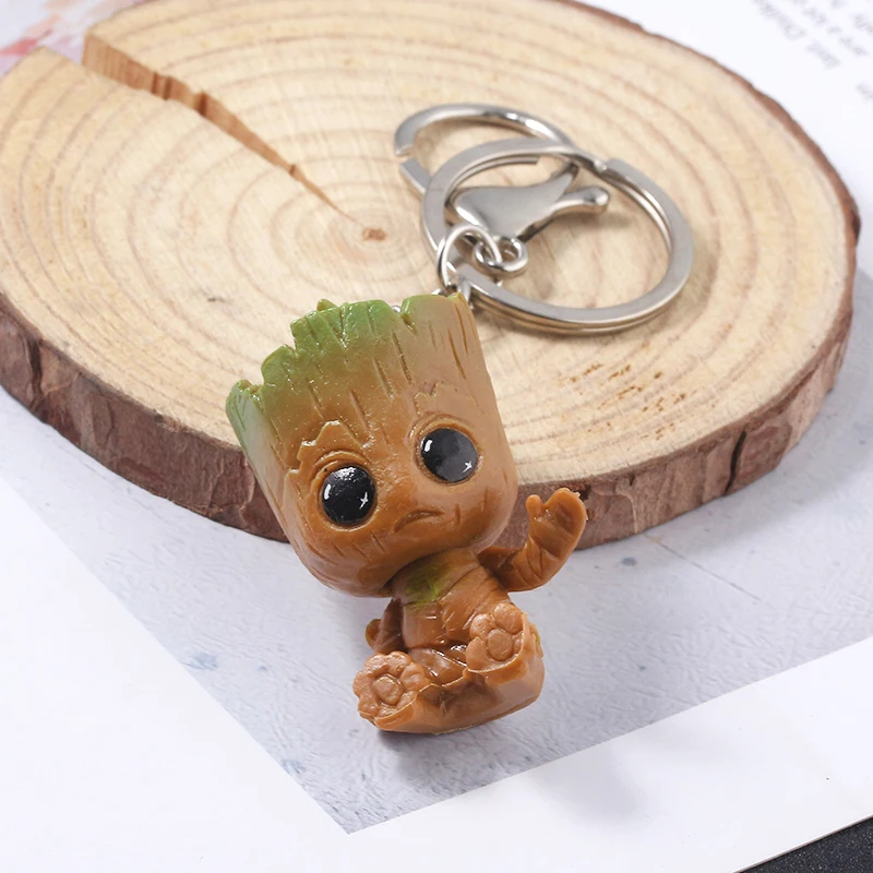 20c стражи Галактики Groot брелки Мстители мужские и женские модные ювелирные аксессуары