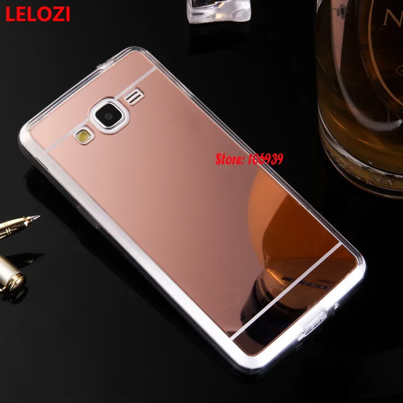 Lelozi гальванических мягкий ТПУ зеркало miror телефон Обувь для девочек Coque capinha чехол