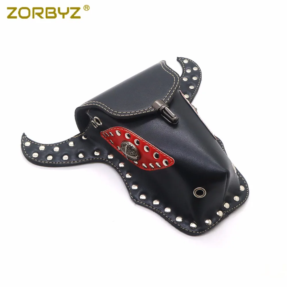 ZORBYZ ретро мотоциклетная сумка на руль из искусственной кожи седло для руля сумки