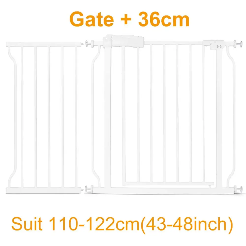Gate and 36cm Детская безопасность ворота безопасности Лестницы ворота забор для детей Защита прочный Домашние животные собака кошка изоляция барьер дверь дети безопасный продукт - Color: Gate and 36cm