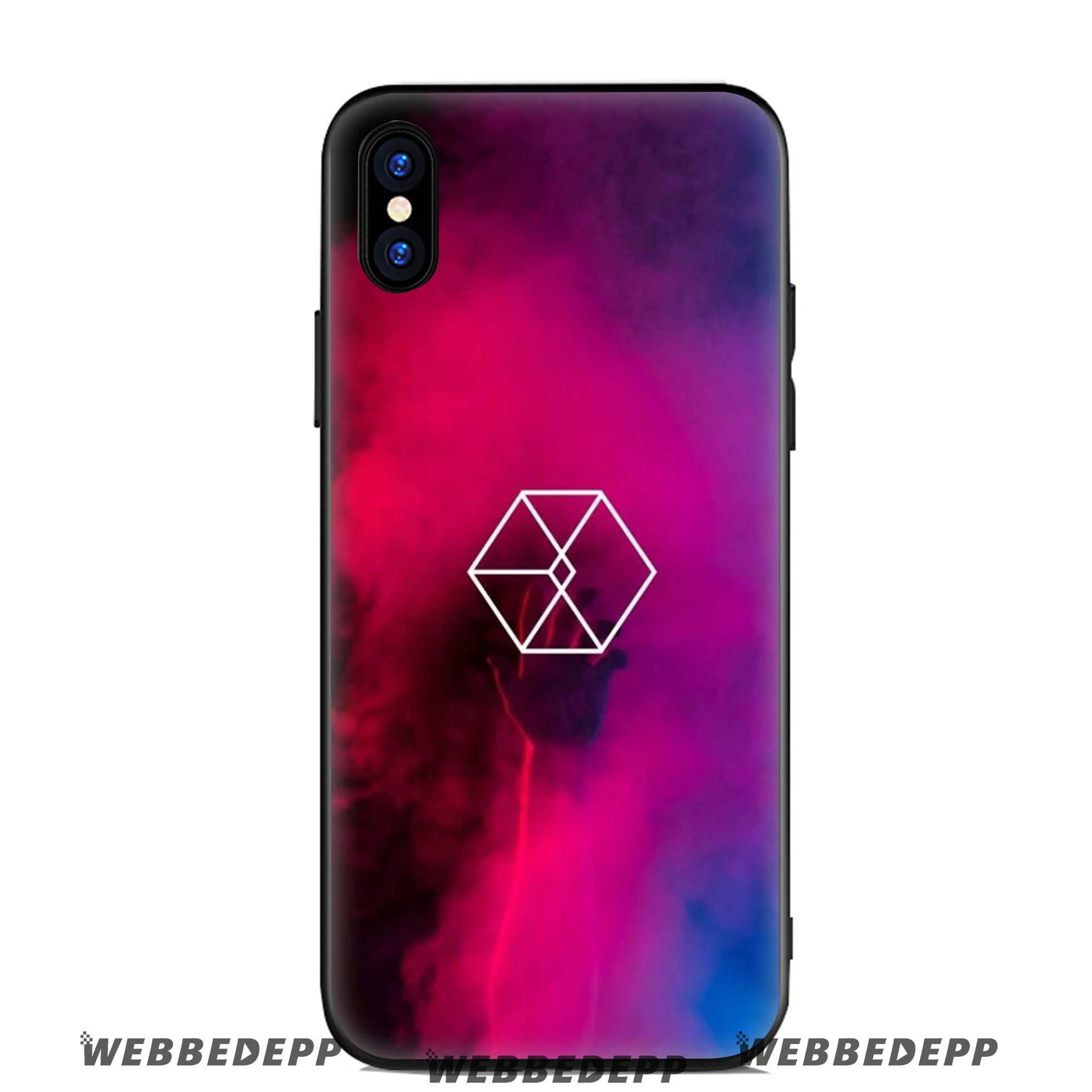 WEBBEDEPP Exo K Pop Baekhyun Soft Silicone Case for Apple iPhone 11 Pro Xr Xs Max X or 10 8 7 6 6S Plus 5 5S SE TPU |