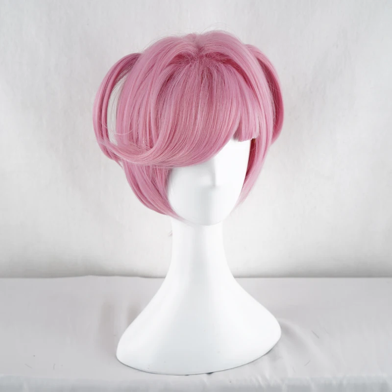 Shumeier игра DDLC Doki Literature Club Natsuki розовый короткий парик косплей костюм для Хэллоуина