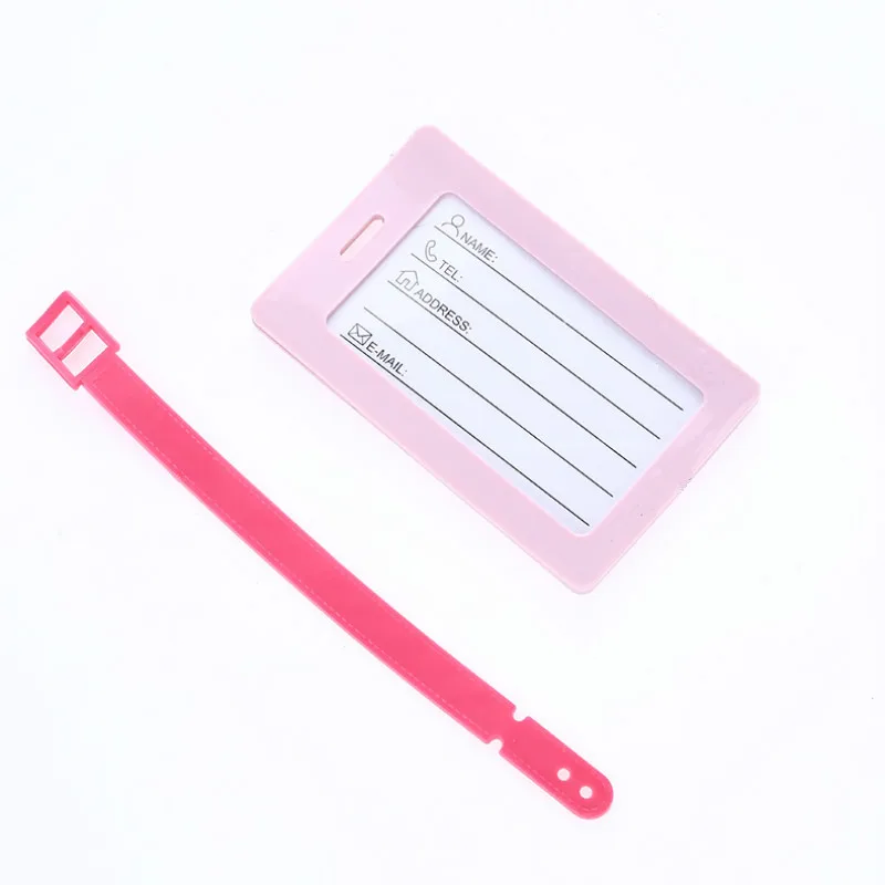 Suitcase Luggage Tags Identifier Label Protection Cover ID Address Holder Travel Accessories | Багаж и сумки