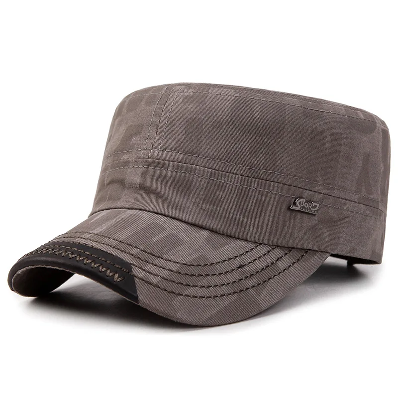 Весенние армейские плоские шляпы Newsboy кепка мужская Ретро Gorra Plana Кепка s камуфляжная британская Классическая Повседневная Кепка - Цвет: Серый