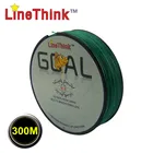 300 м Фирменная японская многонитевая плетеная рыболовная леска LineThink GOAL 100% PE, 6-анг. Фунт., Бесплатная доставка