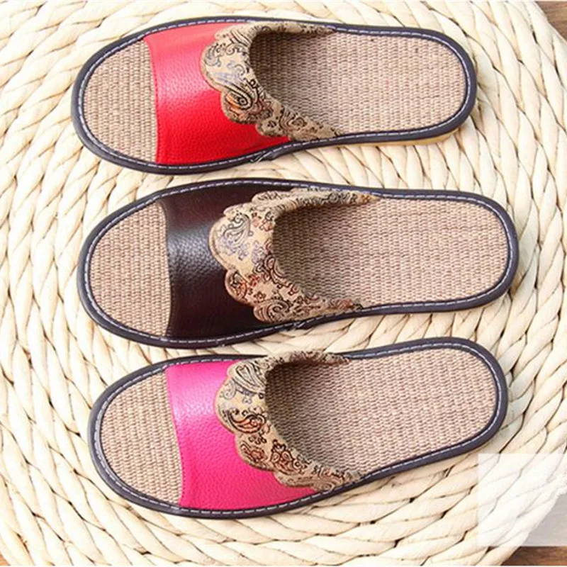 ToLaiToe Для мужчин/Для женщин летние льняные холодный коричневый из коровьей кожи