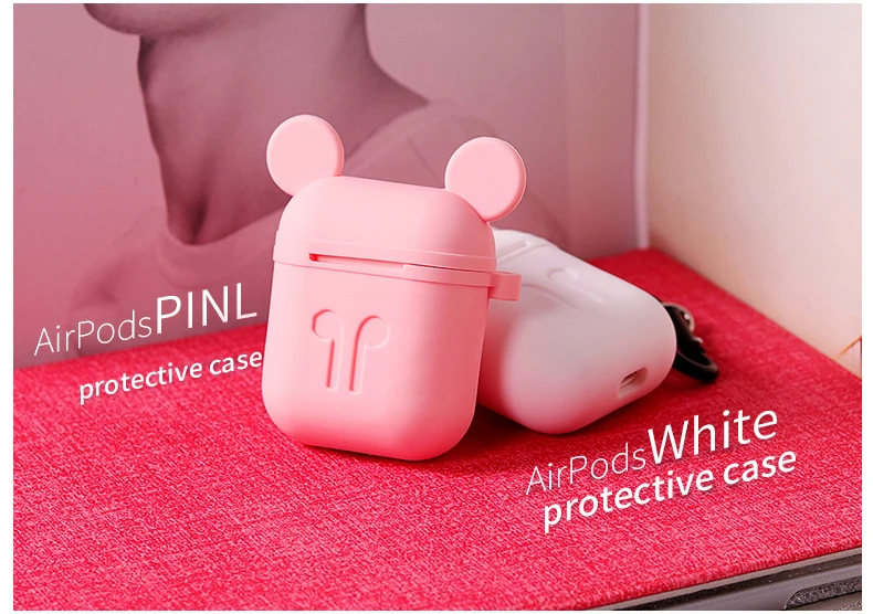 Чехол для AirPods, милый мультяшный защитный чехол, чехол для гарнитура для AirPods, чехол для Air pods, аксессуары, чехол для наушников