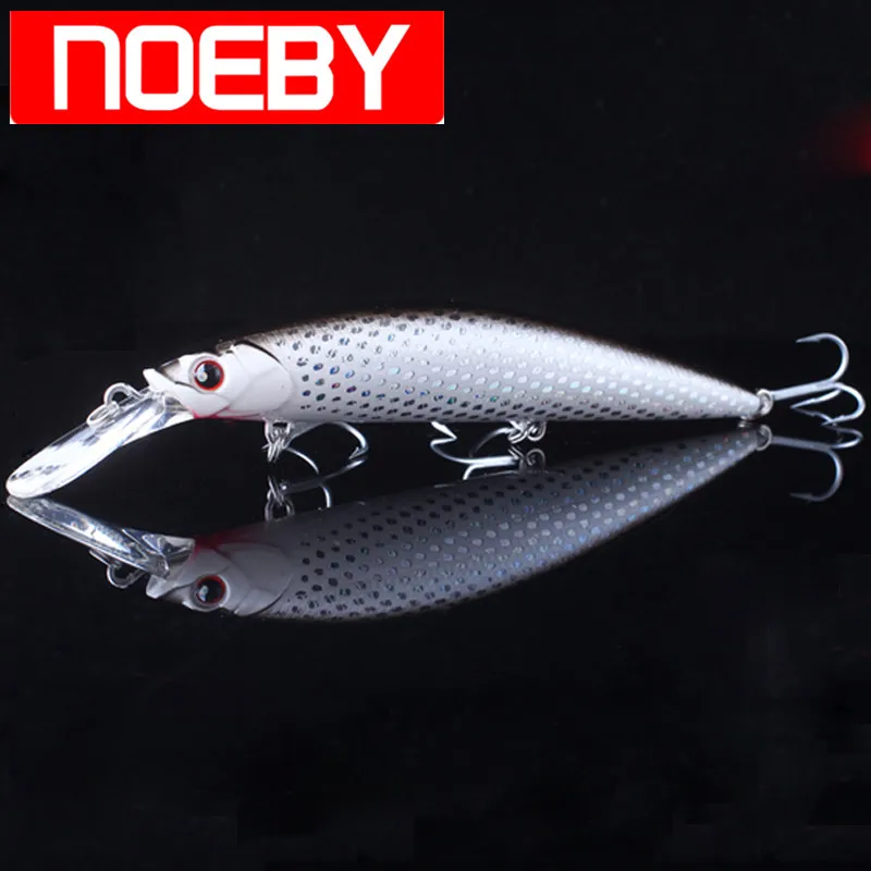 NOEBY Minnow приманки 110 мм 36 г опускается на дно 0 2 5 м VMC крючок жесткие рыболовные Isca